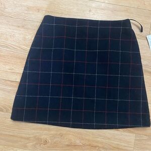 Uniqlo Wool Plaid mini skirt